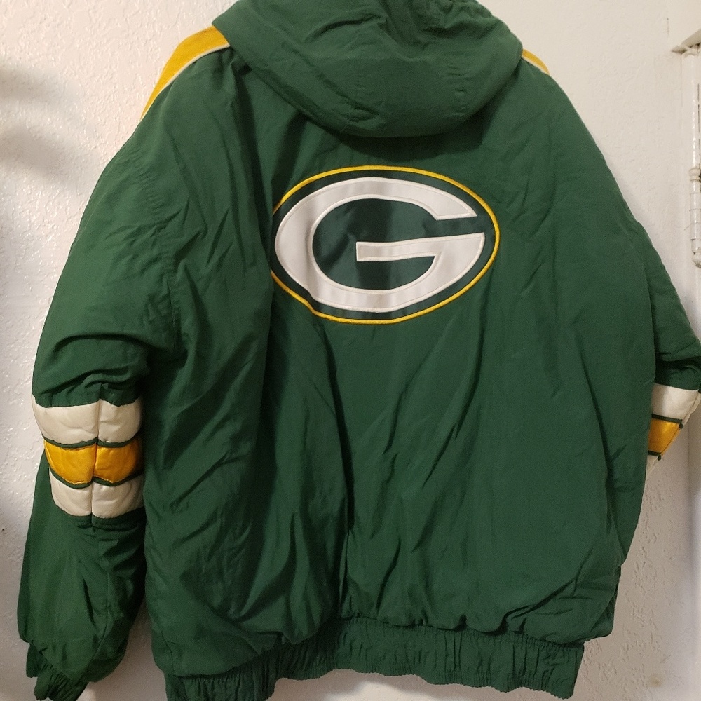 Vintage Starter Green Bay Packers Puffer Jacket